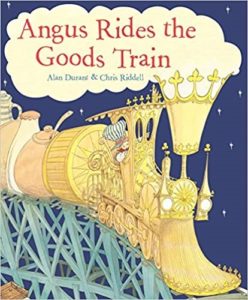 Angus rides the Goods train By Alan Durrant