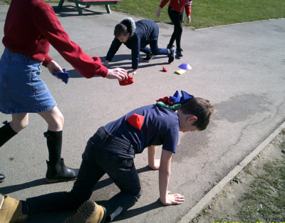 Bean Bag Balancing