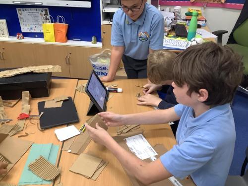 Cardboard-challenge-day-yr-6